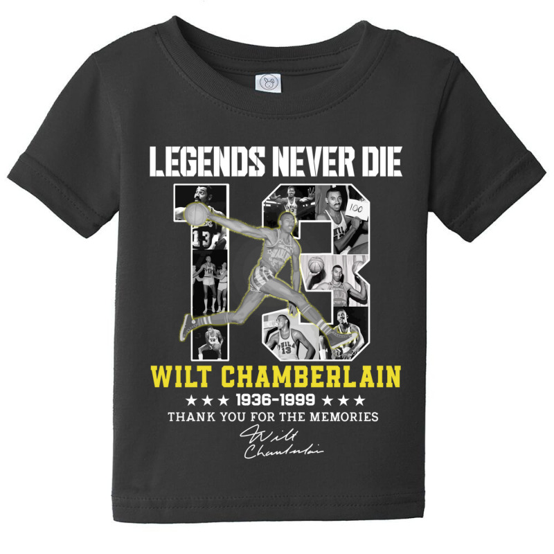 Wilt Chamberlain Basketball Legends Baby Tee by cm-arts | Artistshot