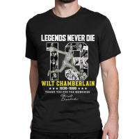 Wilt Chamberlain Basketball Legends Classic T-shirt | Artistshot