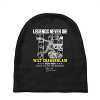 Wilt Chamberlain Basketball Legends Baby Beanies | Artistshot