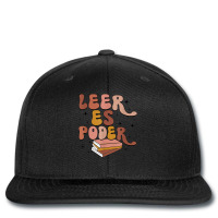 Leer Es Poder Groovy Spanish Teacher Bilingual Maestra Printed Hat | Artistshot