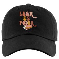 Leer Es Poder Groovy Spanish Teacher Bilingual Maestra Kids Cap | Artistshot