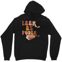 Leer Es Poder Groovy Spanish Teacher Bilingual Maestra Unisex Hoodie | Artistshot