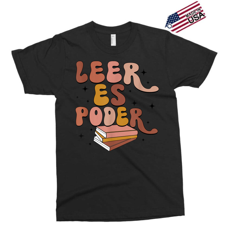 Leer Es Poder Groovy Spanish Teacher Bilingual Maestra Exclusive T-shirt by IsabelConstance | Artistshot