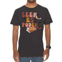 Leer Es Poder Groovy Spanish Teacher Bilingual Maestra Vintage T-shirt | Artistshot