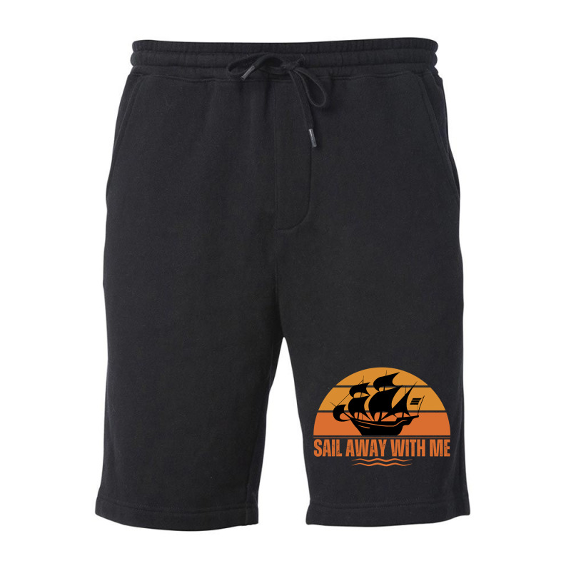 Sail Away With Me Fleece Short | Artistshot