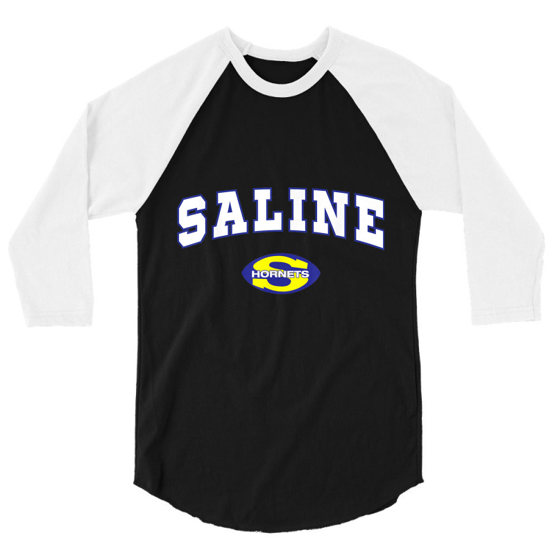 Saline High School Hornets T Shirt C2 3/4 Sleeve Shirt by cm-arts | Artistshot