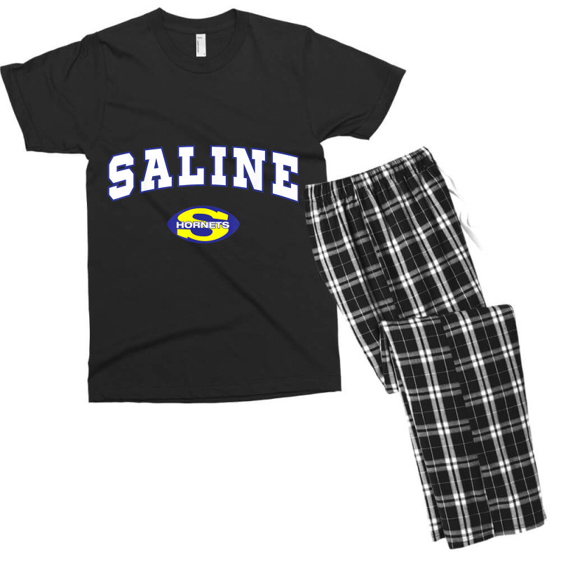 Saline High School Hornets T Shirt C2 Men's T-shirt Pajama Set by cm-arts | Artistshot