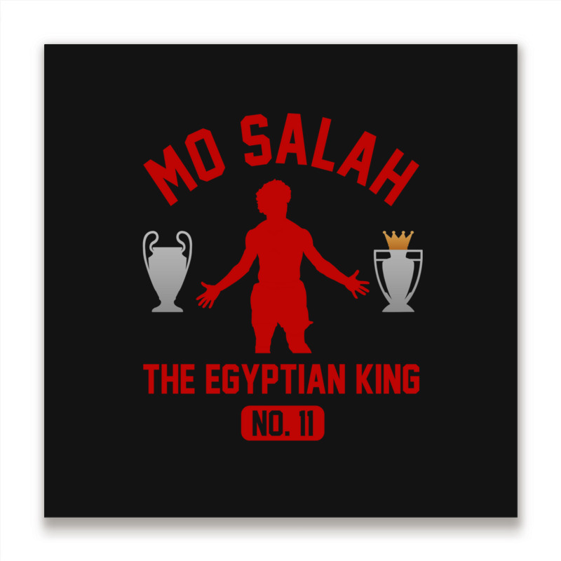 Mo Salah Essential Metal Print Square | Artistshot