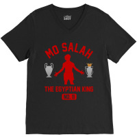 Mo Salah Essential V-neck Tee | Artistshot