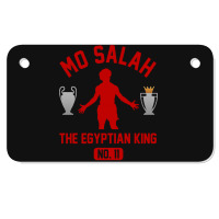 Mo Salah Essential Motorcycle License Plate | Artistshot