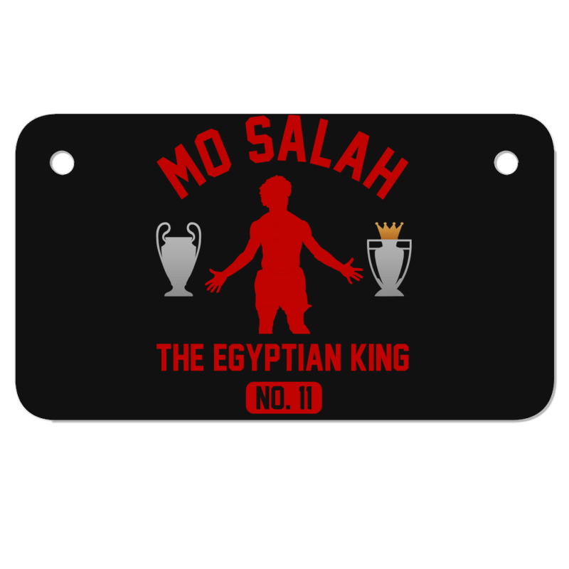 Mo Salah Essential Motorcycle License Plate | Artistshot