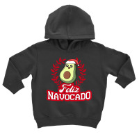 Feliz Navocado Navidad Avocado Santa Hat Merry Christmas Pullover Hood Toddler Hoodie | Artistshot