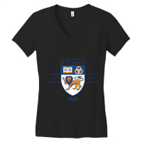 The National University Of Singapore Women's V-neck T-shirt | Artistshot