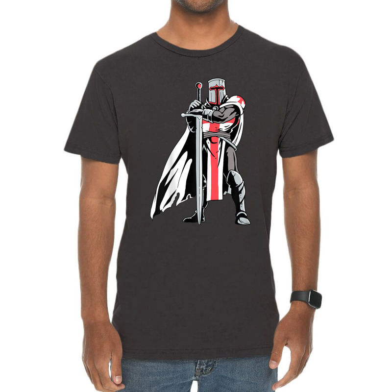 Crusader Knight Templar Vintage T-shirt | Artistshot