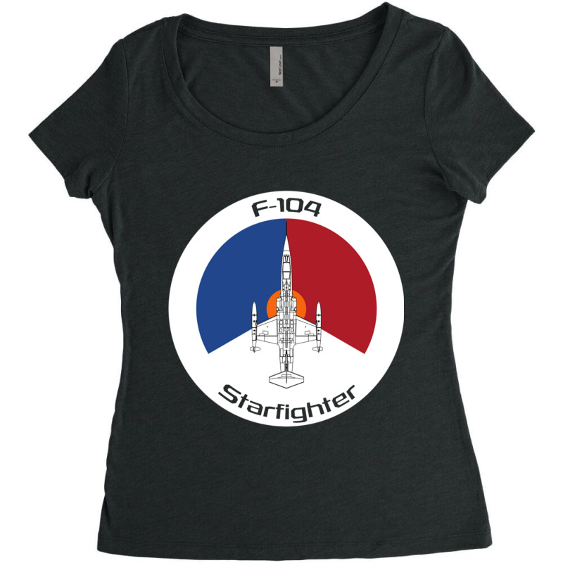 F104 Starfighter (nl) Women's Triblend Scoop T-shirt by cm-arts | Artistshot