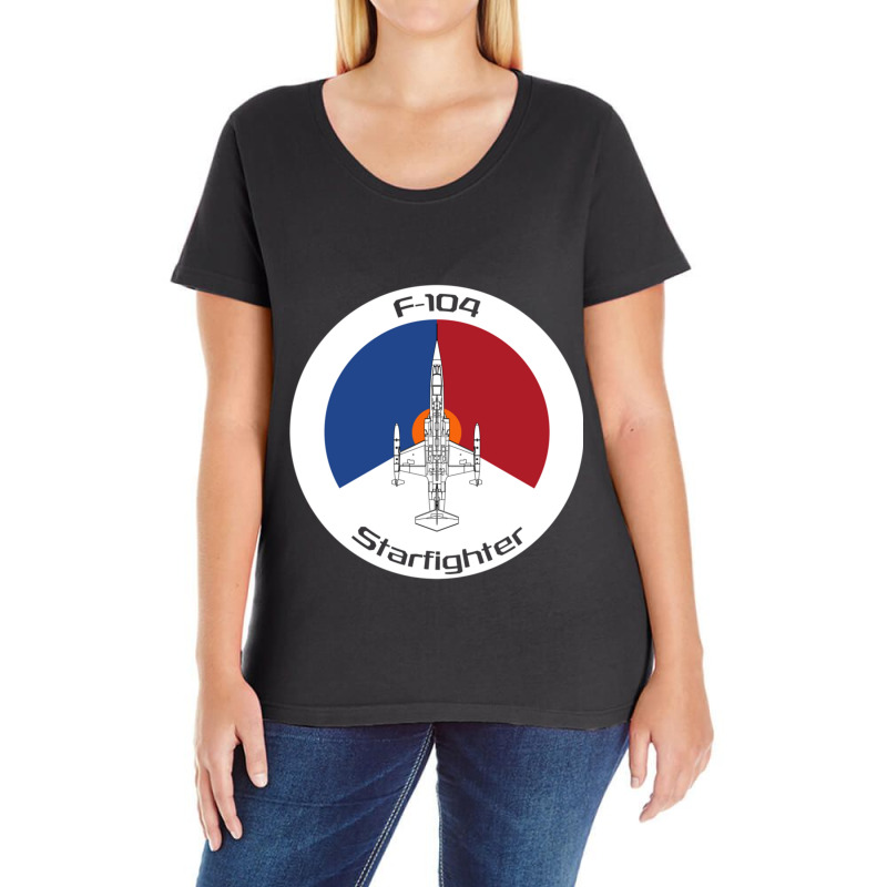 F104 Starfighter (nl) Ladies Curvy T-Shirt by cm-arts | Artistshot