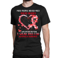 I Wear Red For Someone Special Hemophilia Awareness T Shirt Classic T-shirt | Artistshot