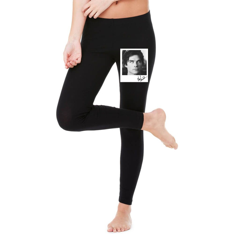 Ian Somerhalder Polaroid Legging by cm-arts | Artistshot