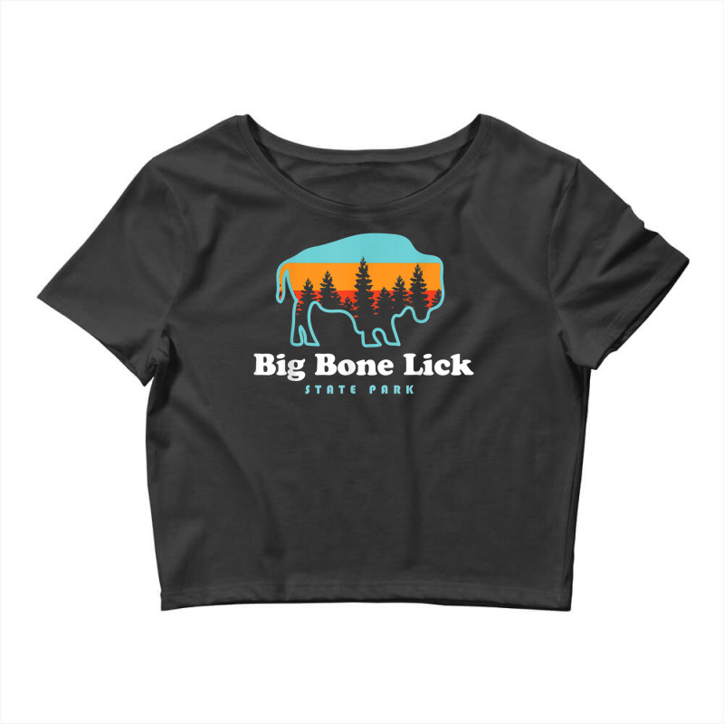 Big Bone Lick State Park Kentucky Bison Fossils Crop Top by ZaraGross | Artistshot