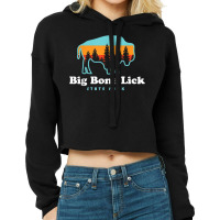 Big Bone Lick State Park Kentucky Bison Fossils Cropped Hoodie | Artistshot