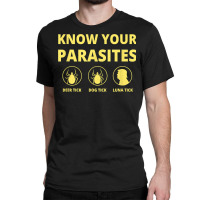 Know Your Parasites Luna Tick Anti Trump T Shirt Classic T-shirt | Artistshot