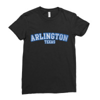 Arlington Texas Athletic Text Sport Style Pullover Hoodie Ladies Fitted T-shirt | Artistshot