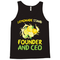 Lemonade Stand Founder And Ceo Lemon Juice Boss Tank Top | Artistshot