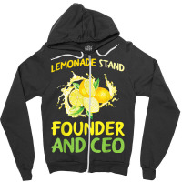 Lemonade Stand Founder And Ceo Lemon Juice Boss Zipper Hoodie | Artistshot