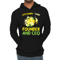 Lemonade Stand Founder And Ceo Lemon Juice Boss Lightweight Hoodie | Artistshot