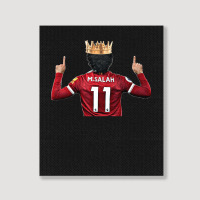 Mo Salah Pullover Portrait Canvas Print | Artistshot