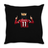 Mo Salah Pullover Throw Pillow | Artistshot