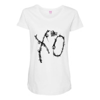 X O Merch Maternity Scoop Neck T-shirt | Artistshot