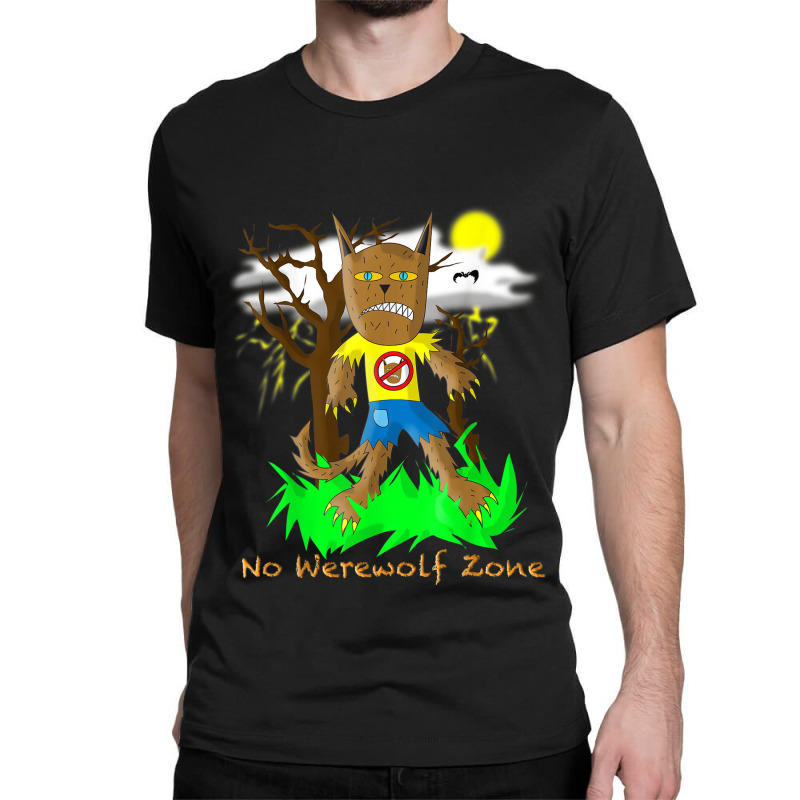 No Werewolf Zone By Doomaflotchy Jr. Classic T-shirt by KaseyReyes | Artistshot