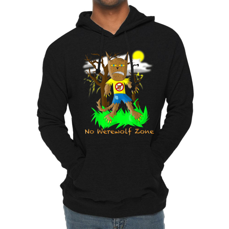 No Werewolf Zone By Doomaflotchy Jr. Lightweight Hoodie by KaseyReyes | Artistshot