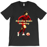 Mo Salah Running Down The Wing Classic T-shirt | Artistshot