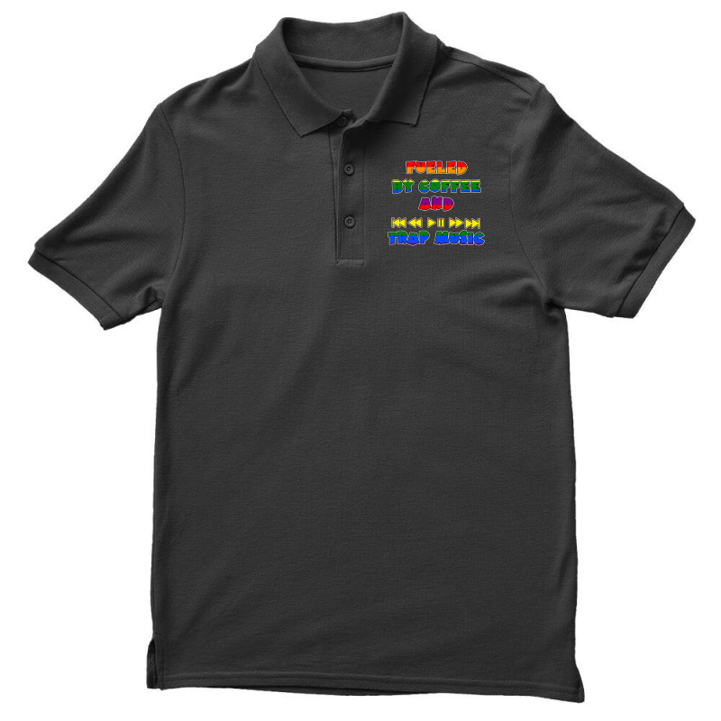 Fueled By Coffee And Trap Music Lgbt Men's Polo Shirt | Artistshot