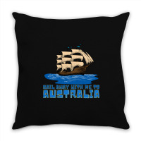 Sail Away With Me To Australia Throw Pillow | Artistshot