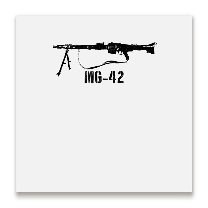 Mg 42 German Machine Gun Buzzsaw 8mm Mauser Wwii Ww2 Vet Metal Print Square | Artistshot