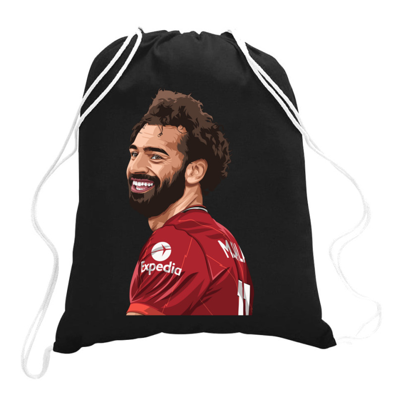 Mo Salah The Red Classic Drawstring Bags | Artistshot