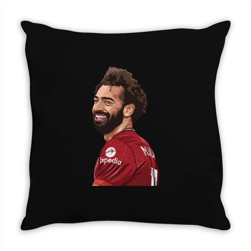 Mo Salah The Red Classic Throw Pillow | Artistshot