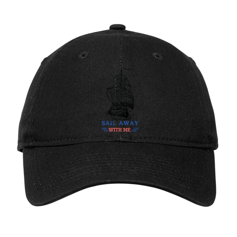 Sail Away With Me,cool Sea Adjustable Cap | Artistshot