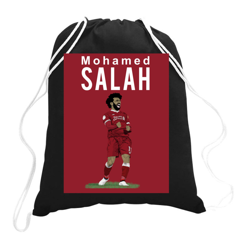 Mohamed A Salah Liverpool Classic Drawstring Bags | Artistshot