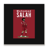 Mohamed A Salah Liverpool Classic Metal Print Square | Artistshot