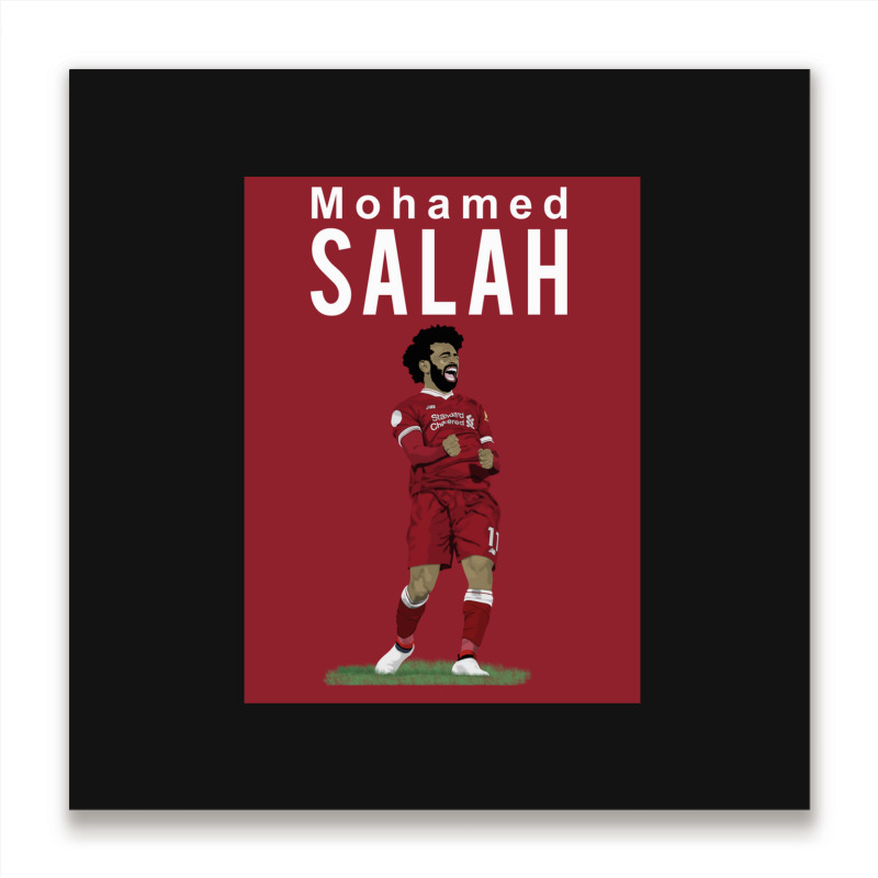 Mohamed A Salah Liverpool Classic Metal Print Square | Artistshot