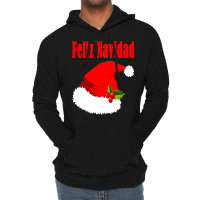 Feliz Navidad Christmas Santa Hat Merry Christmas Party Long Sleeve T Lightweight Hoodie | Artistshot