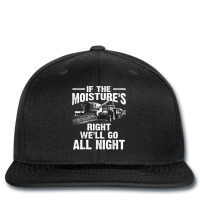 Cool If The Moistures Right Farmer Gift Funny Farm Men Printed Hat | Artistshot