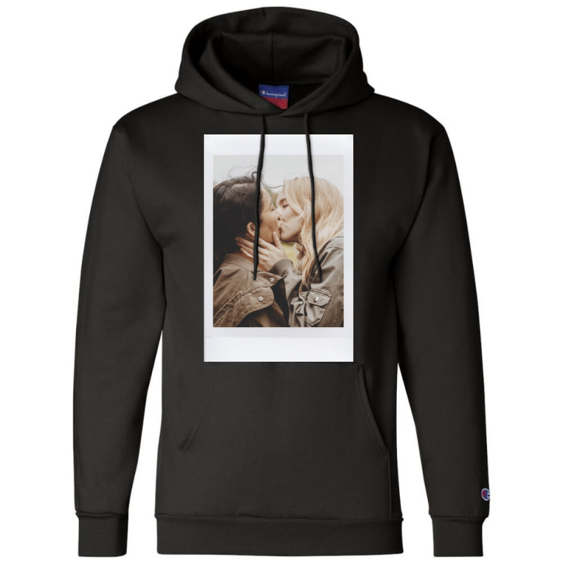 Villaneve Kiss Polaroid Champion Hoodie by cm-arts | Artistshot