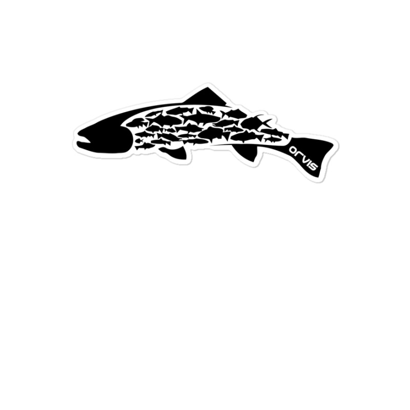 Orvis Fly Fishing Sticker. By Artistshot