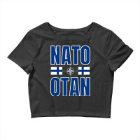 Nato Otan Finland Suomi Natoon Crop Top | Artistshot