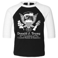 Donald Trump Presidential Seal Usa Toddler 3/4 Sleeve Tee | Artistshot